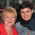 mit Jelena Duvnjak, IPS-Stipendiatin 2011